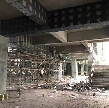 達(dá)州好一新購物中心建筑加固材料應(yīng)用實例